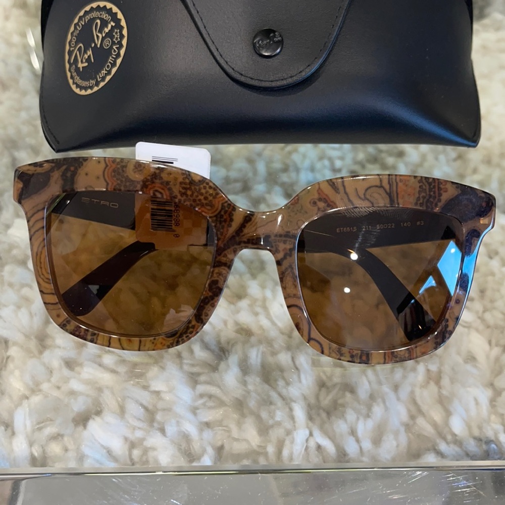 Brown Etro sunglasses